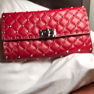 Valentino ‘Red’  shoulder/clutch purse